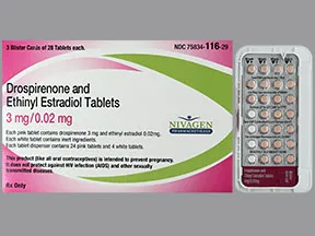 drospirenone 3 mg-ethinyl estradiol 0.02 mg tablet