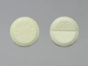 Clozaril 25 mg tablet