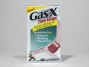 Gas-X 62.5 mg oral strips