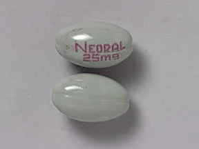 Neoral 25 mg capsule