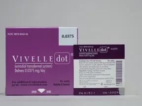 Vivelle-Dot 0.0375 mg/24 hr transdermal patch