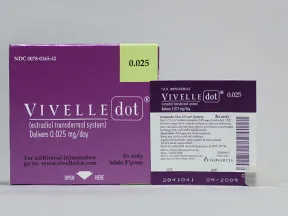 Vivelle-Dot 0.025 mg/24 hr transdermal patch
