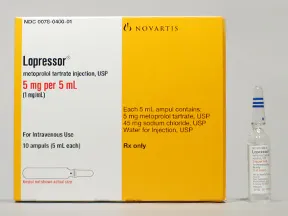 Lopressor 5mg iv