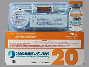 Sandostatin LAR Depot 20 mg intramuscular susp,extended release
