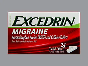 Excedrin Migraine 250 mg-250 mg-65 mg tablet