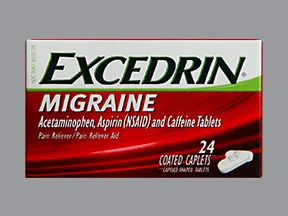 Excedrin migraine i xanax with can take