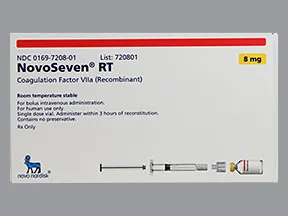 Novoseven RT 8 mg (8,000 mcg) intravenous solution