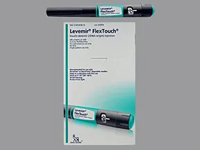 Levemir FlexTouch U-100 Insulin 100 unit/mL (3 mL) subcutaneous pen