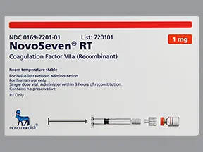 Novoseven RT 1 mg (1,000 mcg) intravenous solution