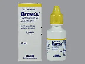 Betimol 0.5 % eye drops