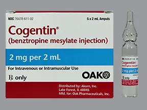 Cogentin 1 mg/mL injection solution