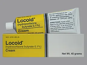 Locoid 0.1 % topical cream