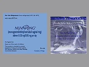 NuvaRing 0.12 mg-0.015 mg/24 hr vaginal