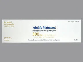 Abilify Maintena 300 mg suspension,extended rel. intramuscular syringe