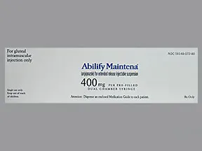 Abilify Maintena 400 mg suspension,extended rel. intramuscular syringe