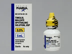 timolol maleate 0.5 % eye drops