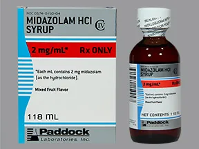 midazolam 2 mg/mL oral syrup