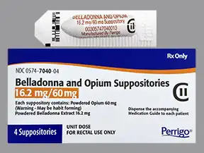 Belladonna Alkaloids Opium Rectal Uses Side Effects Interactions Pictures Warnings Dosing Webmd
