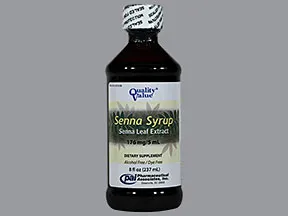 senna 176 mg/5 mL oral syrup