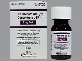 Chart measurement lorazepam liquid oral