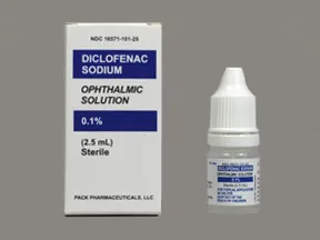 Diclofenac Ophthalmic (Eye) : Uses, Side Effects, Interactions