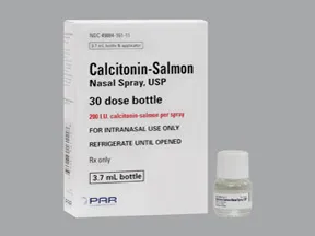 calcitonin (salmon) 200 unit/actuation nasal spray