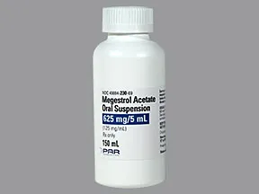 megestrol 625 mg/5 mL (125 mg/mL) oral suspension