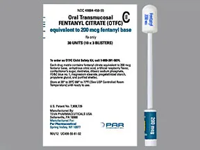 fentanyl 200 mcg lozenge on a handle