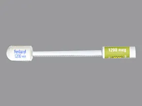 fentanyl 1,200 mcg lozenge on a handle
