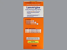lamotrigine 25 mg(14)-50 mg(14)-100 mg(7) tablet,disintegrating, pack