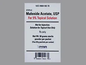 mafenide 50 gram topical packet