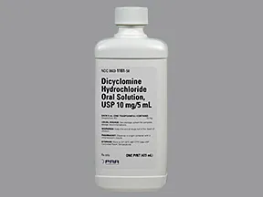 dicyclomine 10 mg/5 mL oral solution