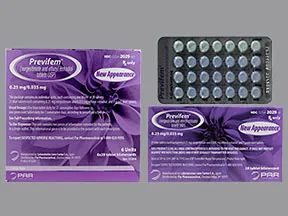 Previfem 0.25 mg-35 mcg tablet