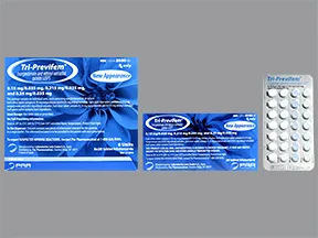 Tri-Previfem (28) 0.18 mg(7)/0.215 mg(7)/0.25 mg(7)-35 mcg tablet