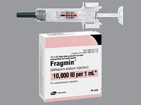 Fragmin 10,000 anti-Xa unit/mL subcutaneous syringe