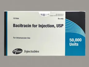 bacitracin 50,000 unit intramuscular solution