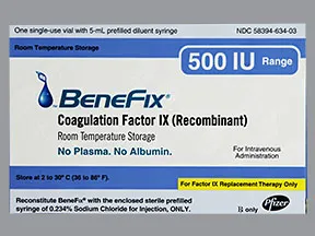 BeneFIX 500 unit intravenous solution