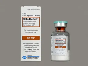 Solu-Medrol 500 mg intravenous solution