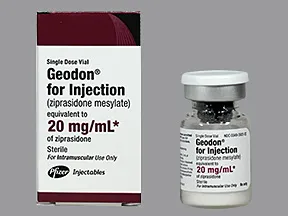 Geodon 20 mg/mL (final concentration) intramuscular solution