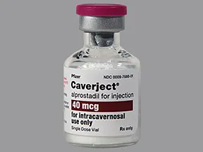 Caverject 40 mcg intracavernosal solution