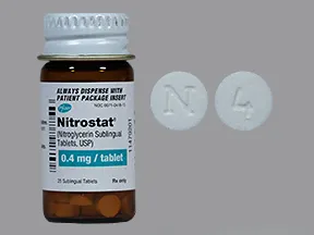 When to take a nitroglycerin tablet patch