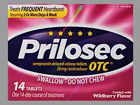 Prilosec OTC 20 mg tablet,delayed release