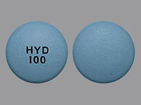 Hysingla ER 100 mg tablet, crush resistant, extended release