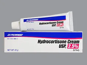 hydrocortisone 2.5 % topical cream