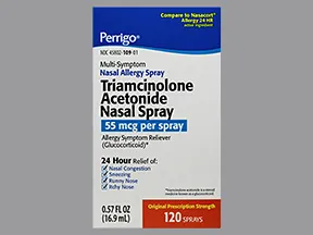 triamcinolone acetonide 55 mcg nasal spray aerosol