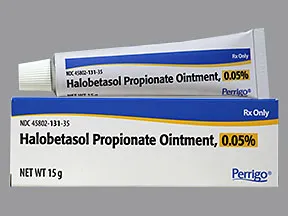 halobetasol propionate 0.05 % topical ointment