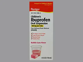 Children's Ibuprofen 100 mg/5 mL oral suspension