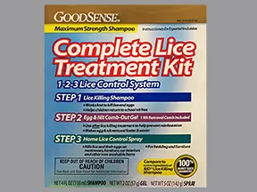 Complete Lice Treatment 4 %-0.33 %-0.5 % topical kit