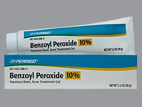 benzoyl peroxide 10 % topical gel