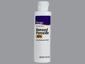 benzoyl peroxide 10 % topical cleanser